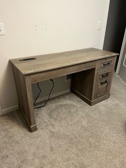 Rustic Gray 55 inch Desk