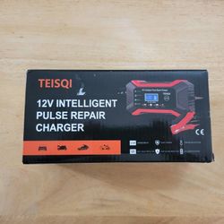 Car Battery Charger, 12V 6A Battery Charger, Trickle Charger,  and Battery Maintainer for Lead-Acid Battery Charging and Maintenance