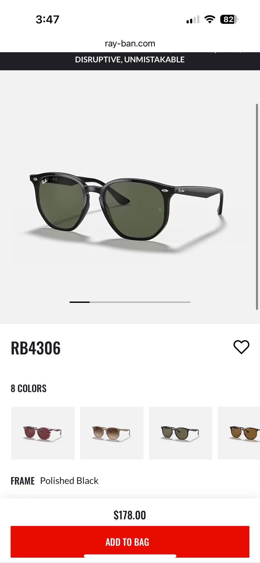 Ray Ban Sunglasses Glasses Brand New. Perfect