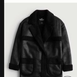 Hollister Sherpa Jacket Medium New Original 
