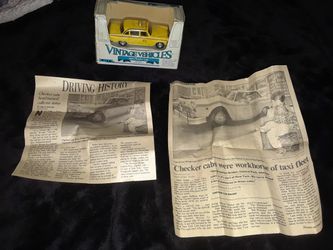 checker cab vintage