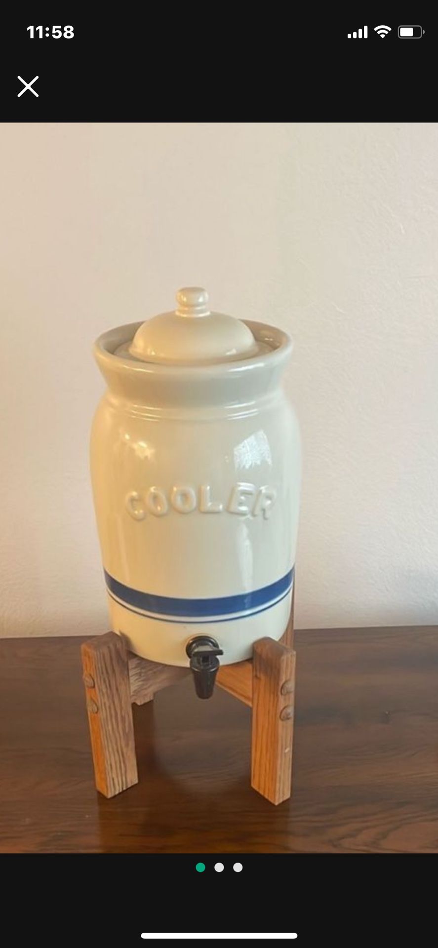 Porcelain Ceramic Water Dispenser 