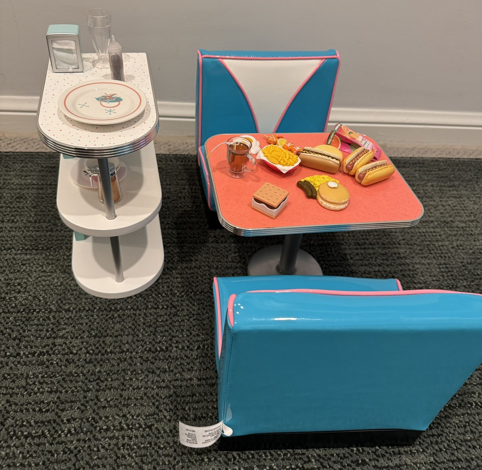 Mary, Ellen Seaside, Diner Chairs, Table, And Bakery Display Counter