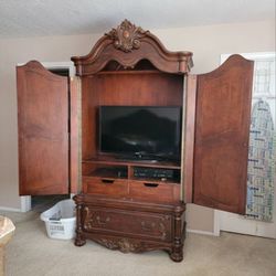 Armoire and Bed Frame