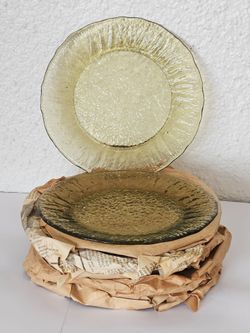 Antique green glass