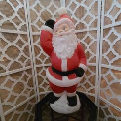 Vintage Santa blow mold General Foam