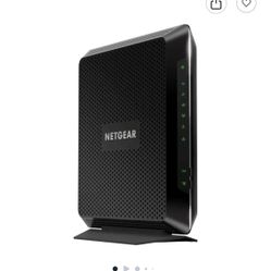 NETGEAR - Nighthawk AC1900 Router with DOCSIS 3.0 Cable Modem - Black 