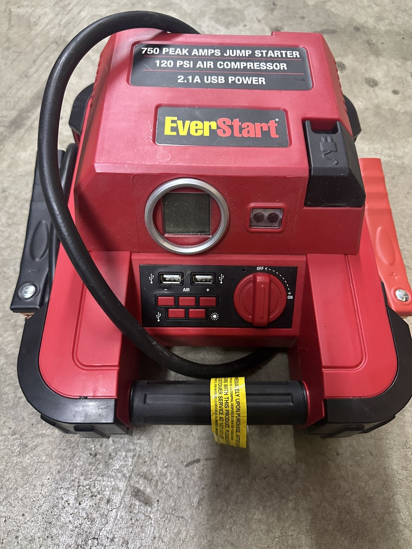 Jumpstart + air Compressor