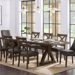 9-piece Dining Table Set