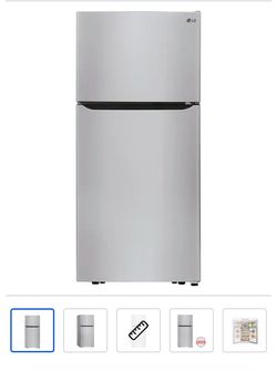 LG - 30-in Wide 20.2 Cu. Ft. Top Freezer Refrigerator