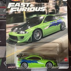 Hot Wheels Premium The Fast And The Furious Green Mitsubishi Eclipse