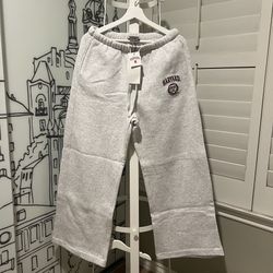 NWT Zara Light grey HARVARD UNIVERSITY SWEATPANTS