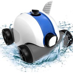 Cordless Robotic Pool Cleaner, Automatic Pool Vacuum 