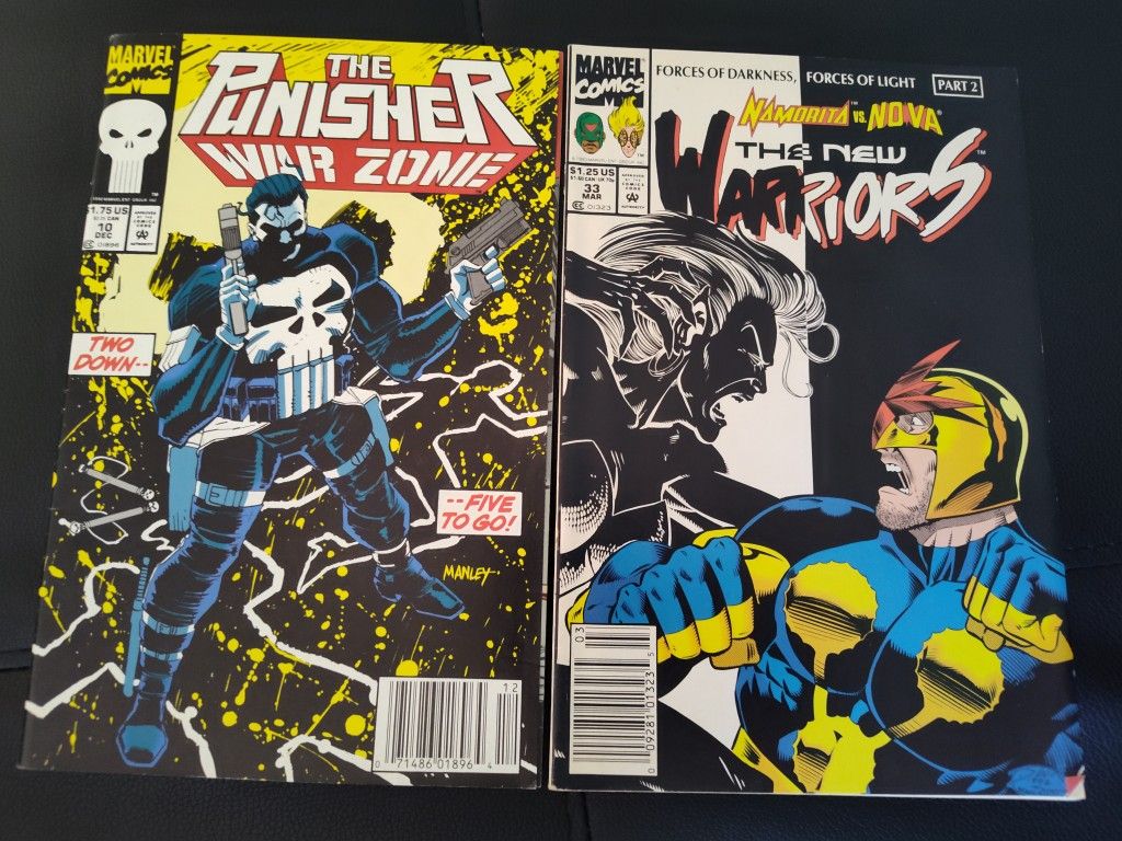 1992/1993 Marvel Comics Punisher And Warriors