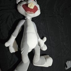 Large Bugs Bunny Plush six flags