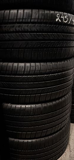 Set Of Tires (4) 245-45-18 Michelin Pilot Sport All Season 4