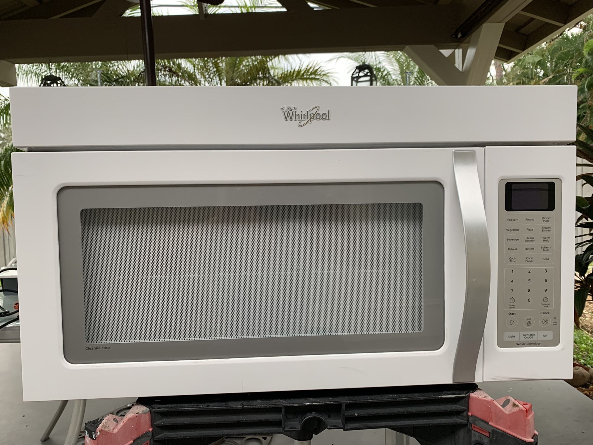 Whirlpool over counter microwave