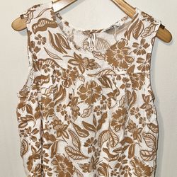 Brown Floral Shirt 
