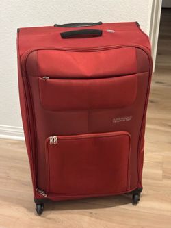 Large Luggage American Tourist
