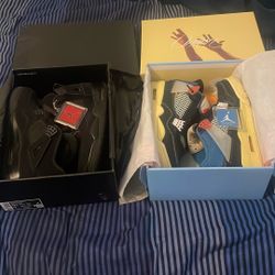Jordan 4 Black Cat / Jordan 4 Union