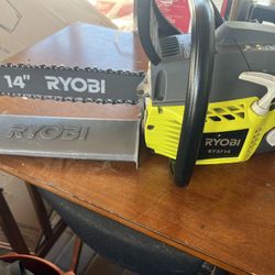RYOBI 14 in. 37cc 2-Cycle Gas Chainsaw