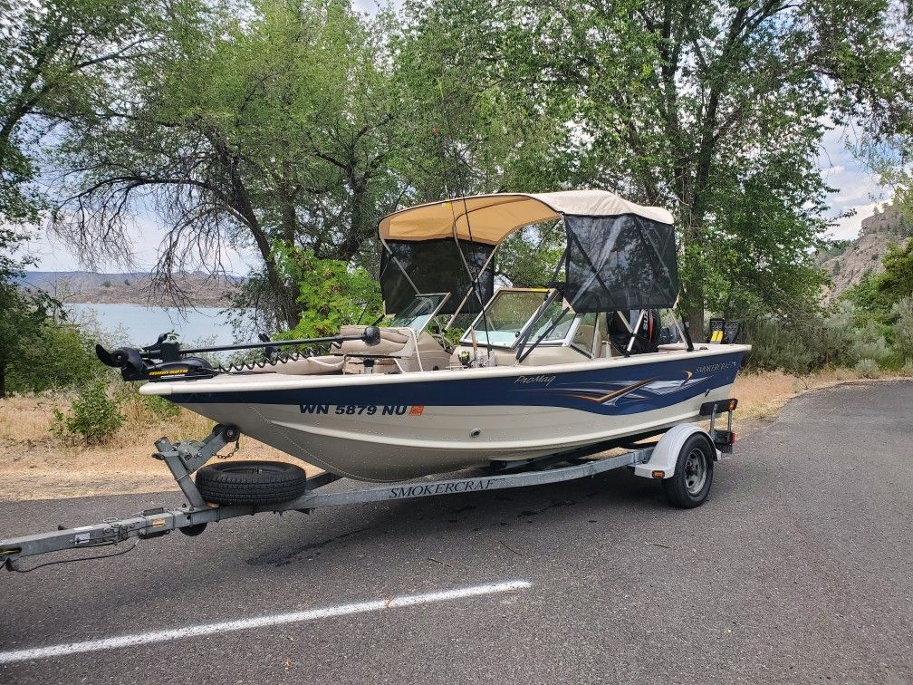2007 Smokercraft Pro Mag 162 Aluminum Boat