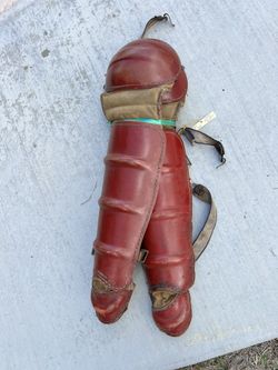 Vintage Early 1900s Knees And Shin Guards