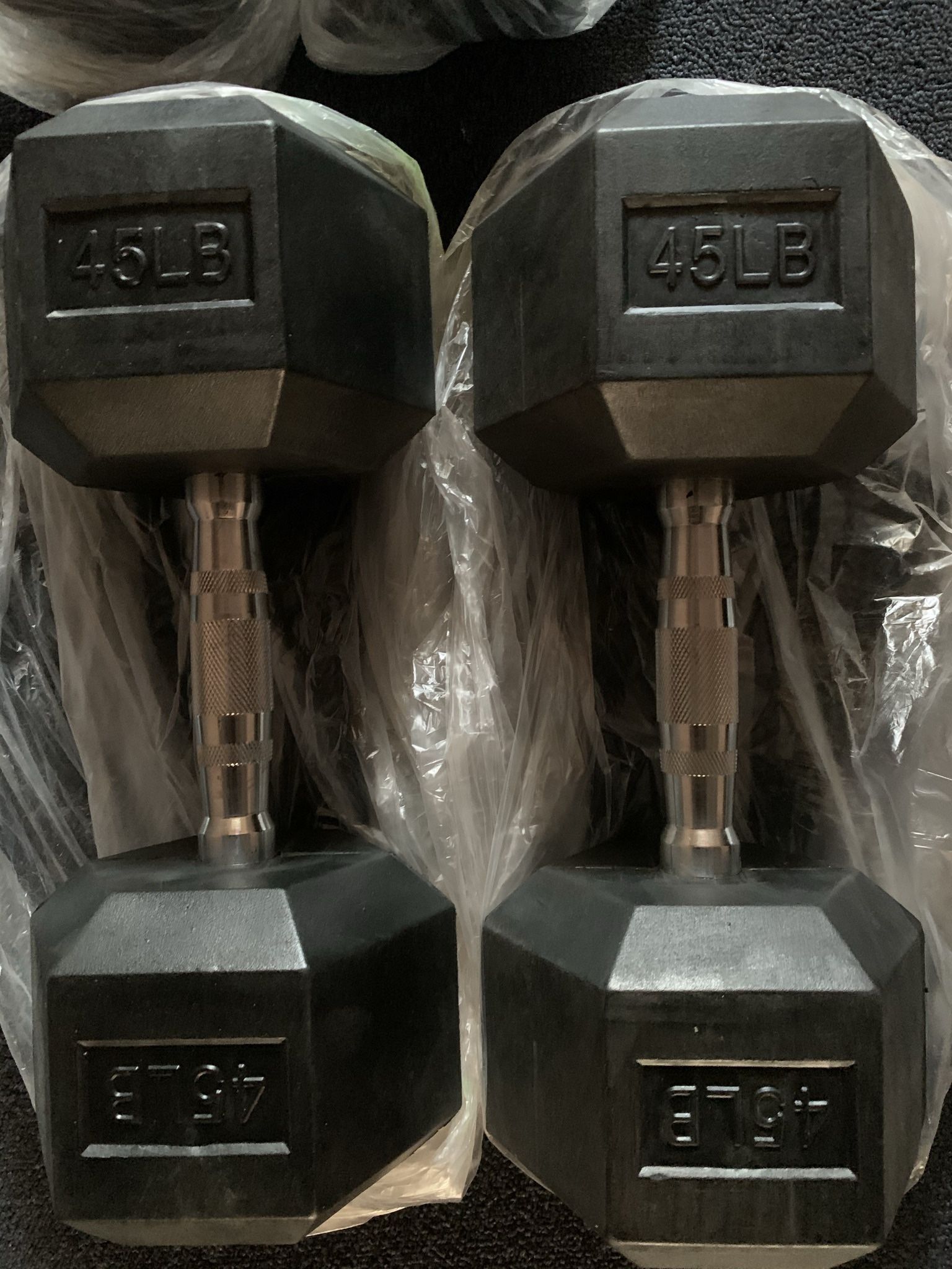 45 Pounds Dumbbells