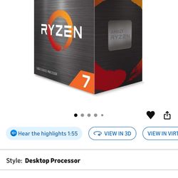 AMD Ryzen 7 5800X 8-core, 16-thread unlocked desktop processor
