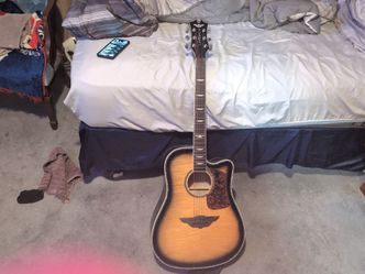 Urban acoustic guitar 6 string with strap