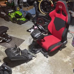 Logitech Computer computer race car simulator