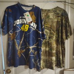 JIMMIE JOHNSON & DALE EARNHARDT JR AUTHENTIC NASCAR SHIRTS