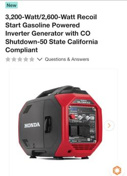 Honda 3200i Generator