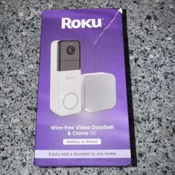 Roku  Wire-Free Video Doorbell, Chime, & Intercom chime