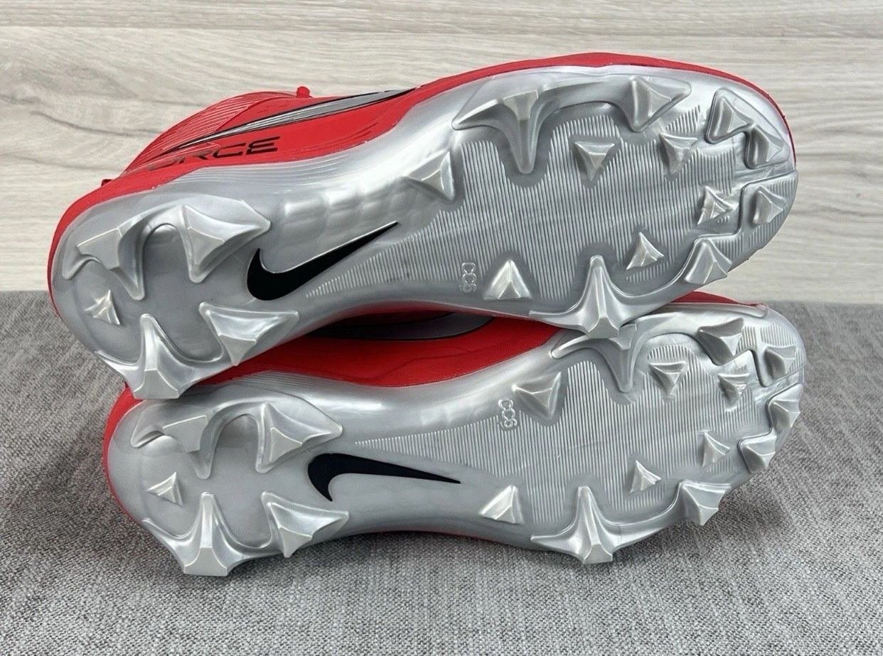 Men 11.5 Nike Force Savage Pro 3 Football Cleats PE Ohio State Player Exclusive Size 11.5 - Nike Force Savage Pro 3 Football Cleats Ohio  main image 3