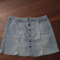 Mossimo Size 18 Denim Plus Size Skirt 