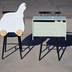 Crocodile Toy Box & Elephant Shopping Cart 