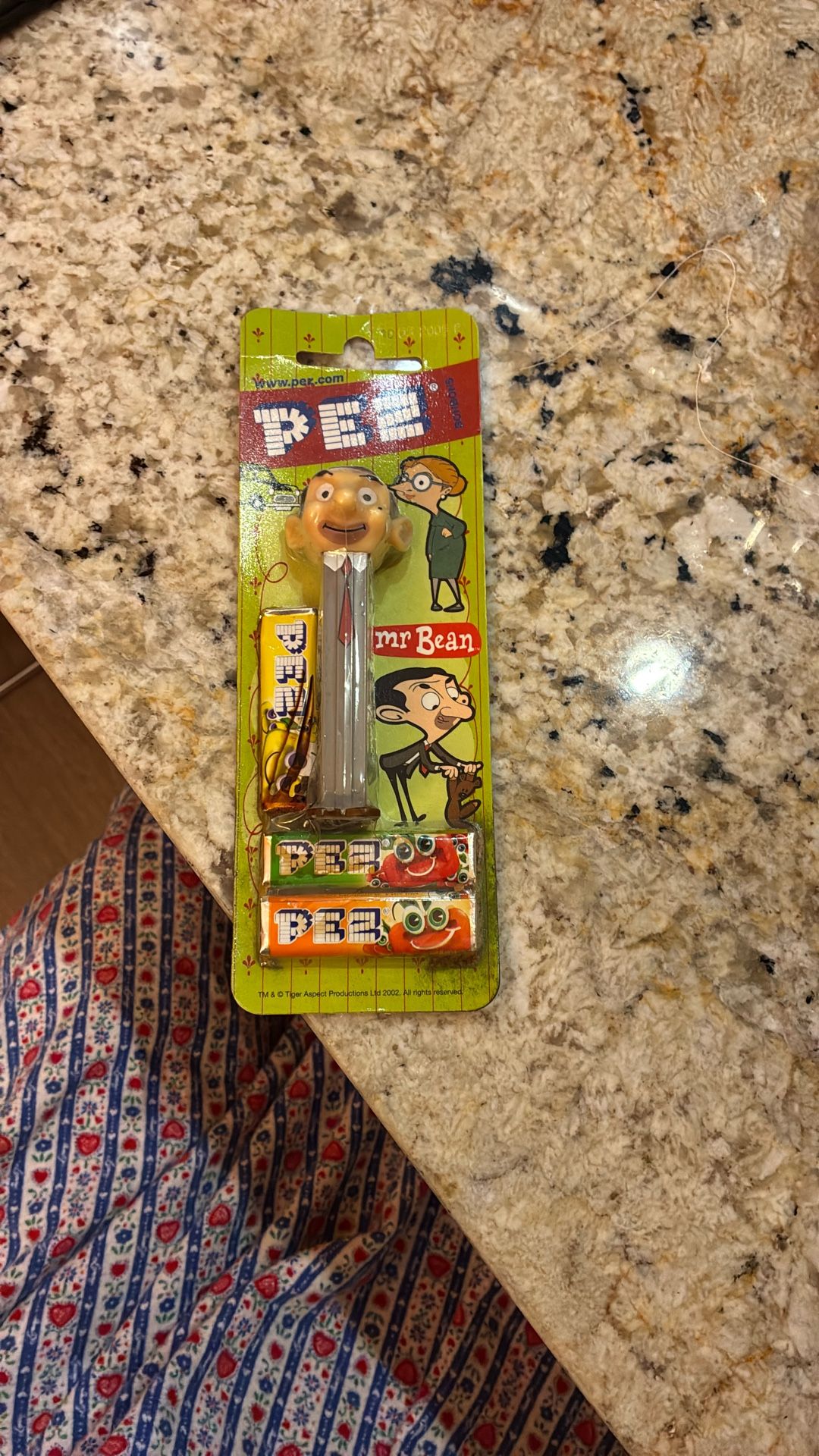 Vintage Mr Bean PEZ  Dispenser In Package 