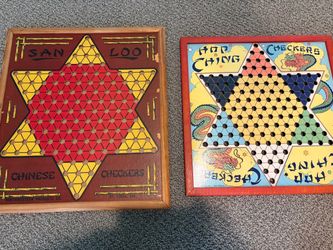 Vintage Chinese Checkers Game Boards