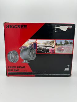 KICKER 51KST2504 1IN CAR AUDIO TWEETERS LIKE NEW 