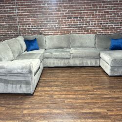 Delivery Available Maceys U shape sectional sofa couch