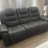 Grey Sofa Set/powered