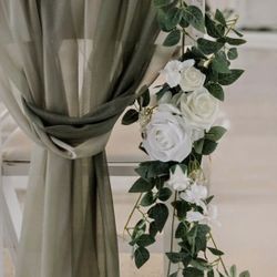 Wedding Chair Drapes 