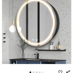 Touch Screen Led Bathroom Cabinet 