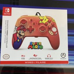 PowerA Enhanced Wired Mario Nintendo Switch Controller $39