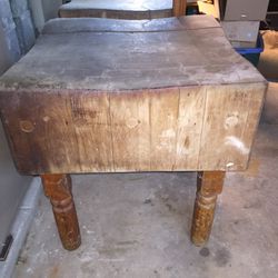 Antique Butcher Block 