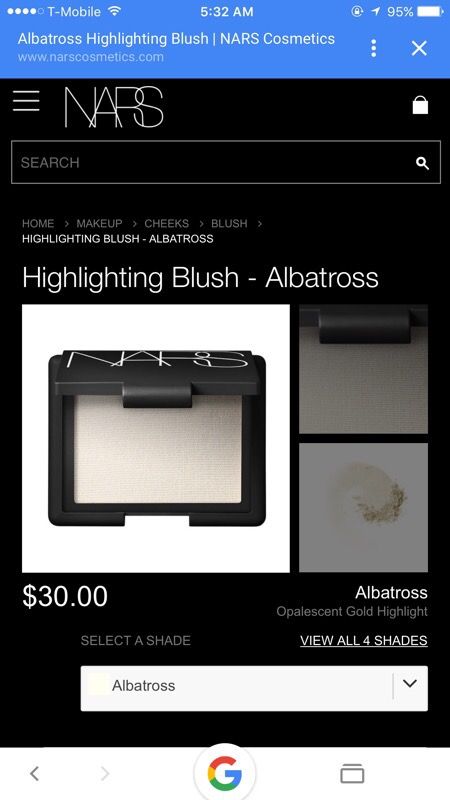 nars highlighter new it's firm