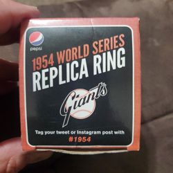Sf Giants Ring 1954 World Series 