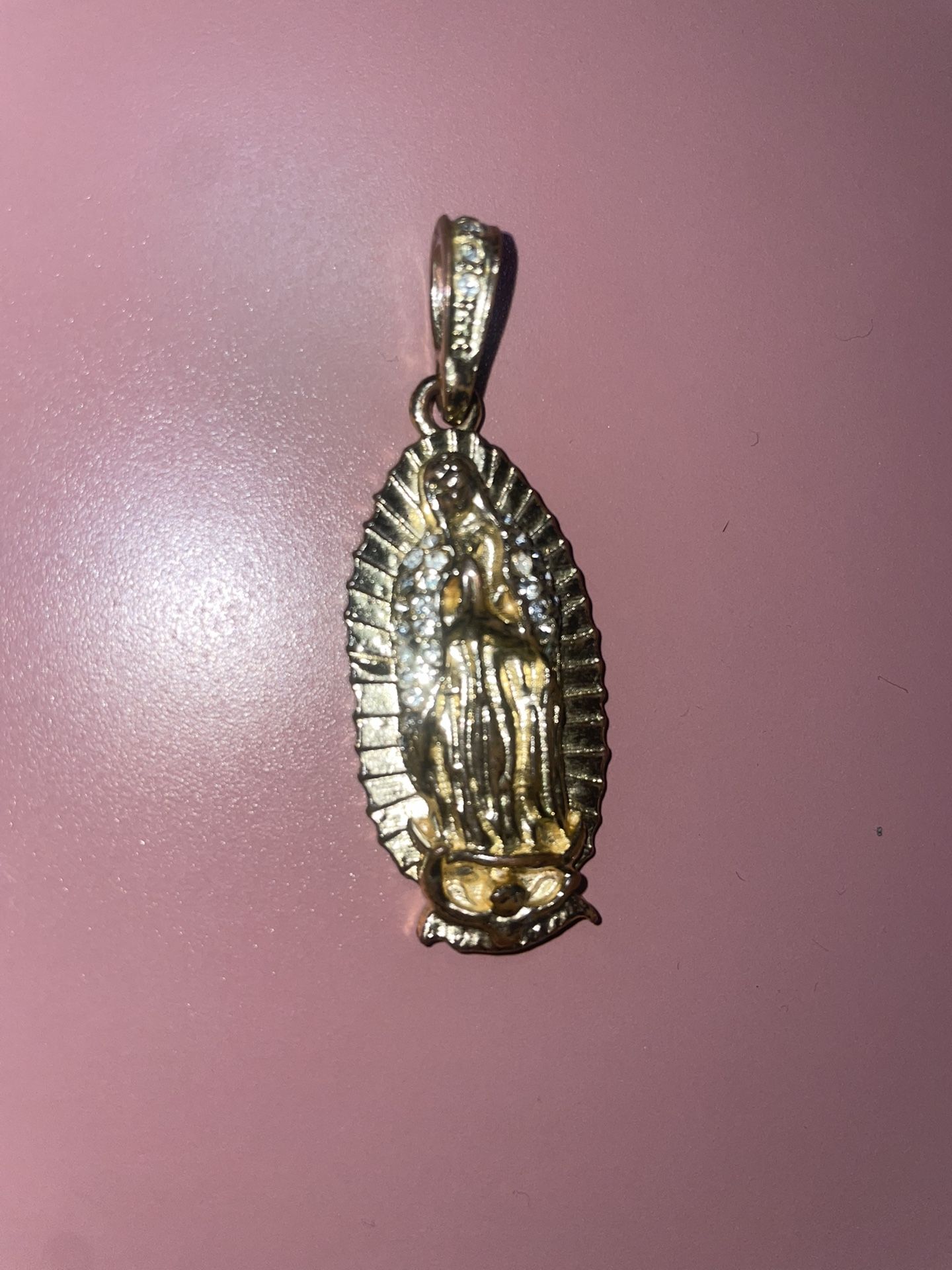 Gold Plated Chain And Pendant