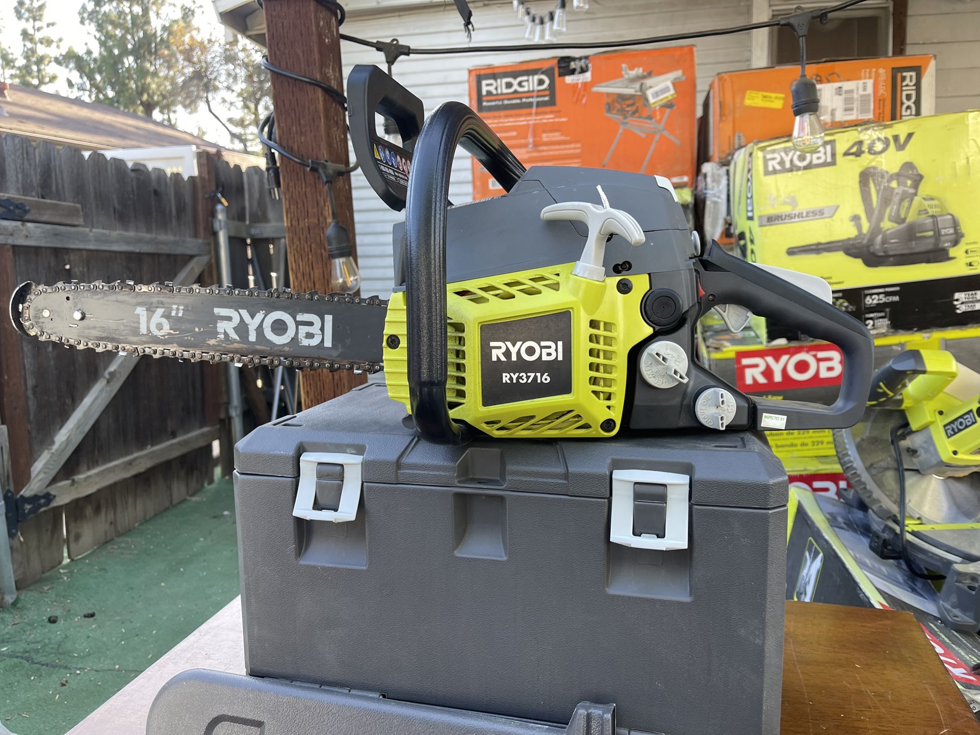 Ryobi 16 online 40v chainsaw